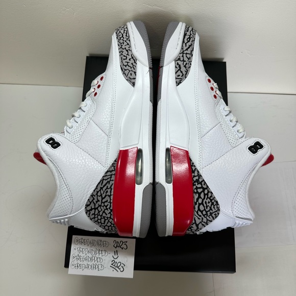 NWT 2018 JORDAN 3 RETRO HALL OF FAME “KATRINA” MENS SZ 10 DEADSTOCK OG ALL - Picture 6 of 16